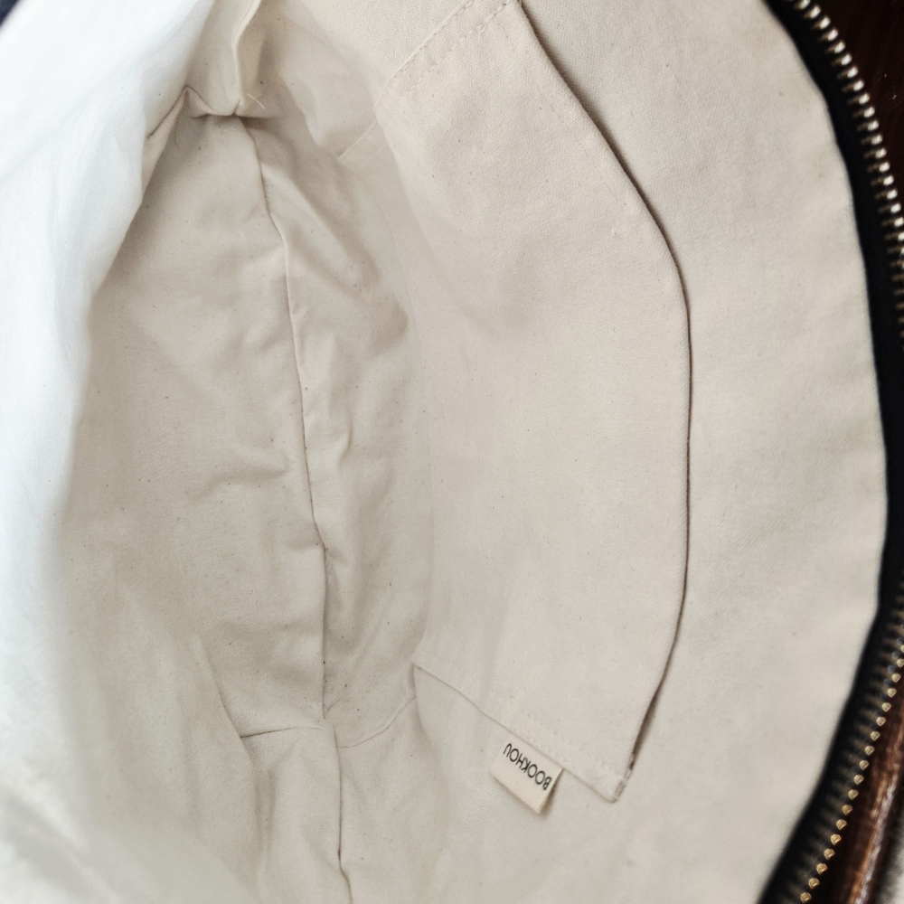 Stylish Black and Brown Shoulder Bookhou Bag - Picture 6 of 6